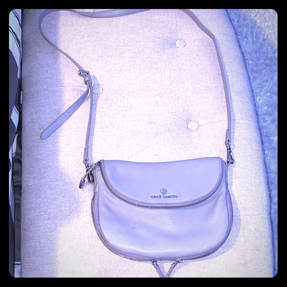 VINCE CAMUTO “RIZO” Crossbody in Rain Cloud